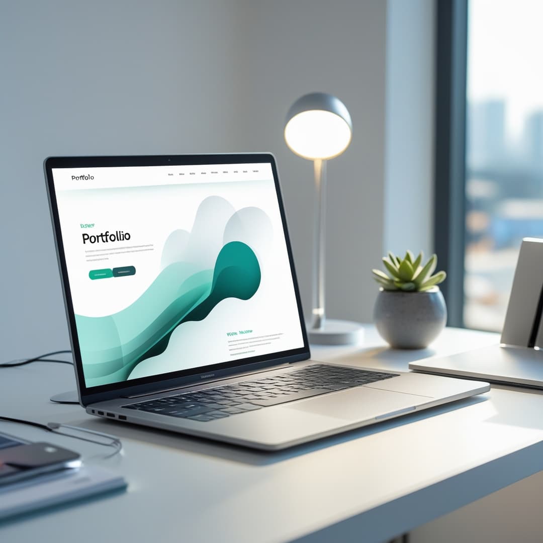 Modern web design showcase